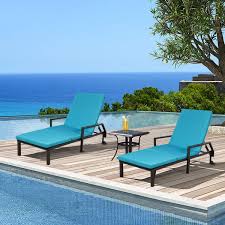 Brand new patio chaise lounge set; Patio Furniture Accessories Erommy Chaise Lounge Outdoor Lounge Chair Pe Rattan Wicker Chaise Lounge Chair With Wheels For Garden Patio Lawns Parties Black 1pc Patio Seating