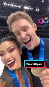 It’s been a great journey for Madison Chock & Evan Bates at #WorldFigure in  Saitama! 🔥⛸🇯🇵 Put your 🙌 up for your World Champions! #FigureSkating