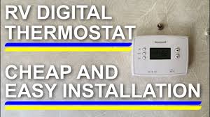 The 18 refers to the gauge and the 5 refers to how many individual wires are inside hi, i have a honeywell my wire colors are blue, red, green, brown and black. Rv Digital Thermostat Cheap And Easy Install Youtube