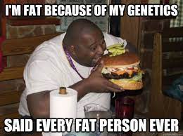 I M Fat Because Of My Genetics Said Every Fat Person Ever Misc Quickmeme