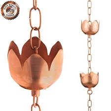 Hot promotions in drain spout on aliexpress: Rain Chain Pure Copper By Golden Canary 6 Foot Long Ready To Install In Gutter Decorative Downspout Replacement For Collecting Water In A Barrel Buy Products Online With Ubuy
