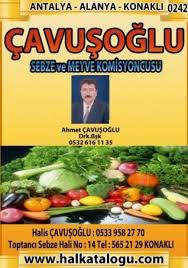 Cavusoglu Komisyon Evi Hal Katalogu
