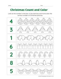 free christmas worksheets for preschool and kindergarten kids play and create