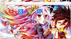 Find the best anime wallpaper on wallpapertag. 15 Awesome Anime Google Chrome Themes No Game No Life Anime Pictures