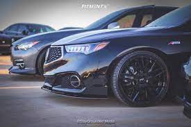 8 2018 Tlx Acura Sh Awd D2 Racing Coilovers Niche Gamma Black Acura Tlx Acura Coilovers