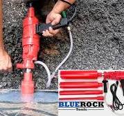 Concrete Core Drill Setup, Tips and Drilling Demo BLUEROCK 4Z1 Handheld  Drill and Diamond Wet Bits