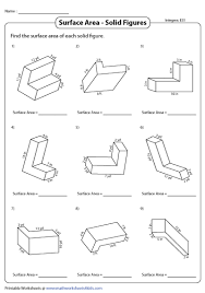 You must know the width, length and height of the prism before you can work first; Surface Area Of Non Overlapping Rectangular Prisms Worksheets