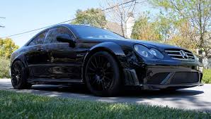 Maybe you would like to learn more about one of these? W209 Blacked Out Clk63 Bs With Powdercoated Stock Wheels