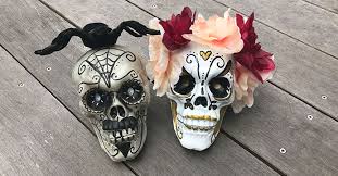 Sugar skulls have been so popular the last few years, whether with. Diy Sugar Skull Trend Dollar Tree