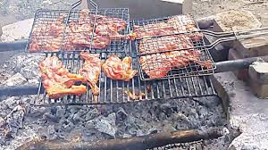 This can be done by using the edge of your fire pit, or placing bricks or blocks to hold the grate. Cooking Over A Fire Pit Www Macj Com Br