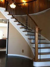 Check out our spindles for stairs selection for the very best in unique or custom, handmade pieces from our craft supplies & tools shops. Dark Treads With White Risers Metal Spindles Square Wood Posts Wrought Iron Staircase Iron Balusters Stairs