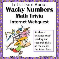 Pixie dust, magic mirrors, and genies are all considered forms of cheating and will disqualify your score on this test! Wacky Numbers Math Trivia Fun Reading Internet Research Activity