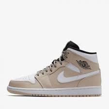 Air jordan 1, spor ayakkabı. Nike Air Jordan 1 Mid Desert Sand White Black Stickabush Com