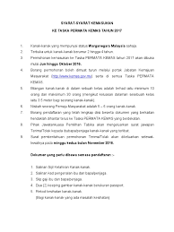 2 januari 2016 sehingga 1 januari 2017 (sesi persekolahan tahun 2023). Syarat Kemasukan Taska Kemas