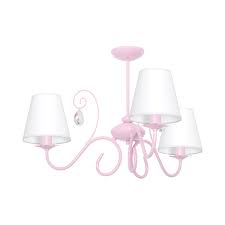 Kinderzimmerlampe Mädchen Rosa 40w E14 3 Flammig