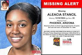 Aleacia Stancil Age Now 22 Missing 12 19 1994 Missing From Phoenix Az Anyone Having Information Should Amber Alert Where Are You Now Looking For Someone