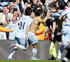 Aguero scores and wins the league!!!! Manchester City Aguero Qpr