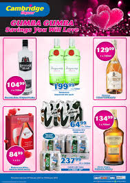 Cambridge Liquor Gauteng February Mid Month 7 Feb 19 Feb 2019 Www Guzzle Co Za