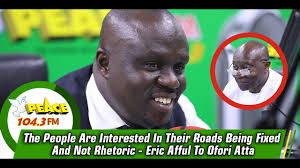 The People Are Interested In Their Roads Being Fixed And Not Rhetoric