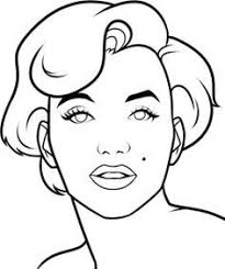 How To Draw Marilyn Monroe Easy Step 8 Marilyn Monroe Painting Marilyn Monroe Drawing Easy Graffiti Drawings