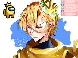 Songs with yellow in the title famous houses in beverly. Among Us Yellow Character Anime Blonde Guy By Shinocsp On Deviantart