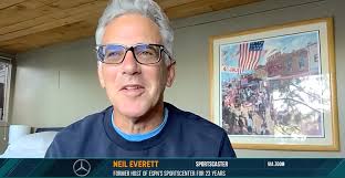 Neil Everett snubbed by Rodger Federer after SportsCenter commercial