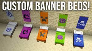 Minecraft banners letters, illager banner‌and other random banners,special banners. How To Get Custom Banner Beds In Minecraft Youtube