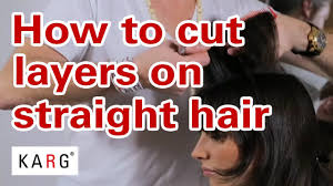 Never underestimate the importance of a haircut. How To Cut Layers On Straight Hair By Mike Karg Youtube