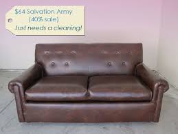 Cleaning Leather Salvation Army Cleaning Love Seat