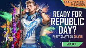 Garena free fire players india. Free Fire Republic Day India 26 1 Event Free Daily Rewards New Gun Skin And More