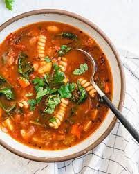 Healthy Colorful Minestrone Soup Minestrone Soup Easy Italian Soup Recipes Minestrone Soup