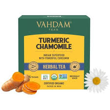 Dried chamomile flowers online india. Buy Vahdam Organic Turmeric Chamomile Tea Bags Calming Tea Online At Best Price Bigbasket