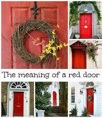 What Does Having A Red Door Mean Debbiedoos Red Door Red Front Door Front Door Colors