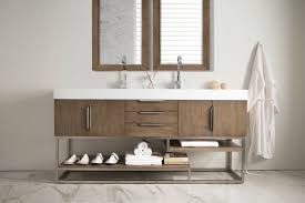 Vanity can decorate even the most boring bathroom. Columbia 72 Double Bathroom Vanity Latte Oak