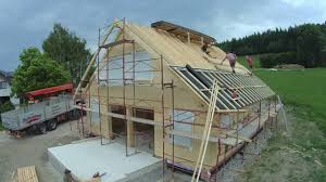 Die immobilienvermittlung ist eine vertrauenssache. Thoma Holz100 Fertighaus Montage Youtube