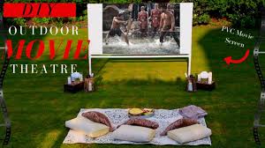 Guide to outdoor movies and backyard theaters. Diy Projector Screen Backyard Movie Theatre Decor Ideas Super Easy Youtube