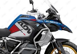The variant r 1250 gs standard, a 1254 cc cc, 2 cylinder gasoline engine fires 134 hp hp of power and 143 nm torque. Bmw R1250gs Adventure Style Hp Silver Tank Vector Red Stickers Signature Custom Designs