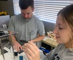 CTE Students & Teachers Learn About Embroidery