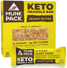 Add your favorite dried fruits, nuts, or even chocolate, you'll have delicious oat bars for breakfast or any. Munk Pack Keto Granola Bar 1g Sugar 2g Net Carbs Keto Snacks Chewy Grain Free Plant Based Gluten Free Soy Free No Sugar Added Peanut Butter 12 Pack Amazon Com Grocery