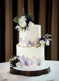 Lavender Ivory Buttercream Wedding Cake Beautiful Wedding Cakes Buttercream Wedding Cake Wedding Cakes Lilac