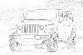 37+ jeep wrangler coloring pages for printing and coloring. Jeep Rubicon Coloring Page Mimi Panda