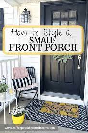 Small Front Porch Decor 7 Budget Friendly Decorating Ideas Coffee Pancakes Dreams Front Porch Decorating Small Front Porch Decor Small Front Porches