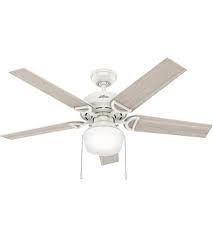 These replacement blades should only be used on indoor fans. Hunter Fan 53417 Viola 52 Inch Fresh White With Light Grey Oak Fresh White Blades Ceiling Fan