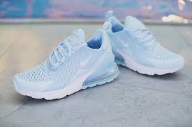 Young Nike Air 270 Big Boys Shoe Flyknit Light Bule Ah8050 410 Nike Air Max Nike Best Sneakers