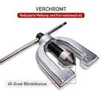 Thorstone 45 gradi doppia e semplice flangiatrice per tubo freno, tubo di  rame, tubo in alluminio e tubo in acciaio morbido con 5 adattatori, 1 ...