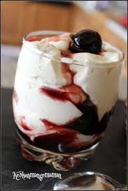 Mousse De Mascarpone A La Vanille Et Cerises Amarena Cerise Amarena Recette Mascarpone Dessert Cerise