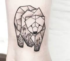 Bite The Bullet Tattoo Kelso Bear Tattoo By Olga Sienkiewicz Post 20289 Bear Tattoos Geometric Bear Tattoo Bear Tattoo