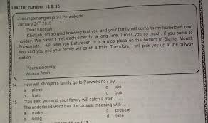 Contoh soal notice materi bahasa inggris the following test is for question 1 to … Pilihlah Pilihan Ganda Di Atas Brainly Co Id