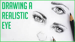 First, make sure you have a reference photo, like i did once the central part of the eye is drawn, i add in the rest of the outlines, including the tear duct, eyelid and eye bags. How To Draw Realistic Eyes Easy Art Drawing Tutorial For Beginners Hildur K O Art Blog Shop
