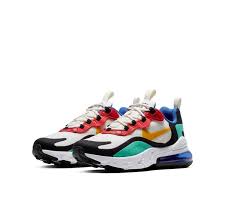 Nike Air Max 270 React Bauhaus Art Grade School Kids Shoe Hibbett City Gear Nike Air Max Nike Air White Athletic Shoes